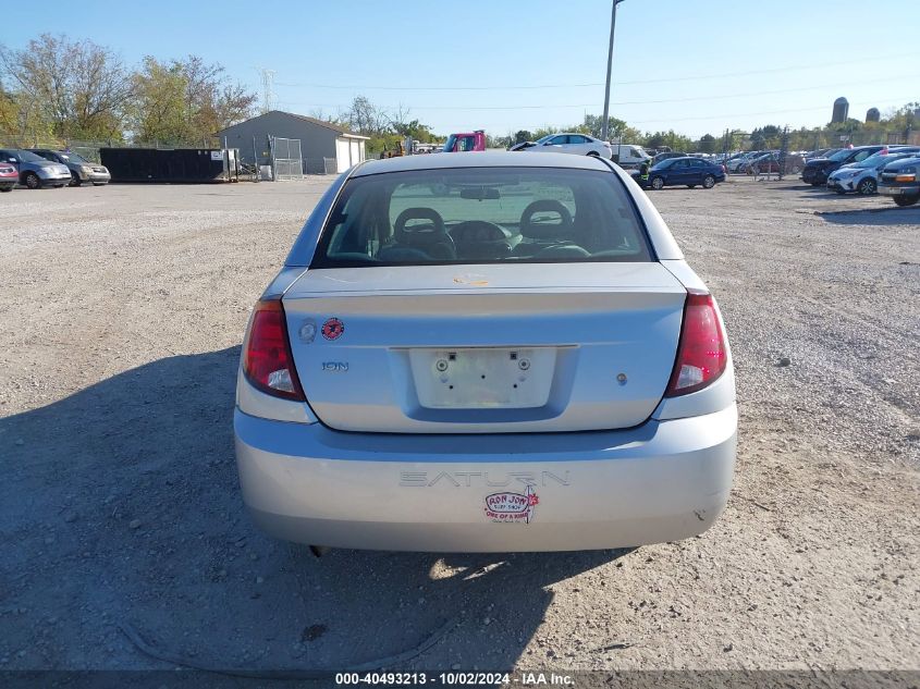 2003 Saturn Ion 3 VIN: 1G8AL52F53Z156717 Lot: 40493213