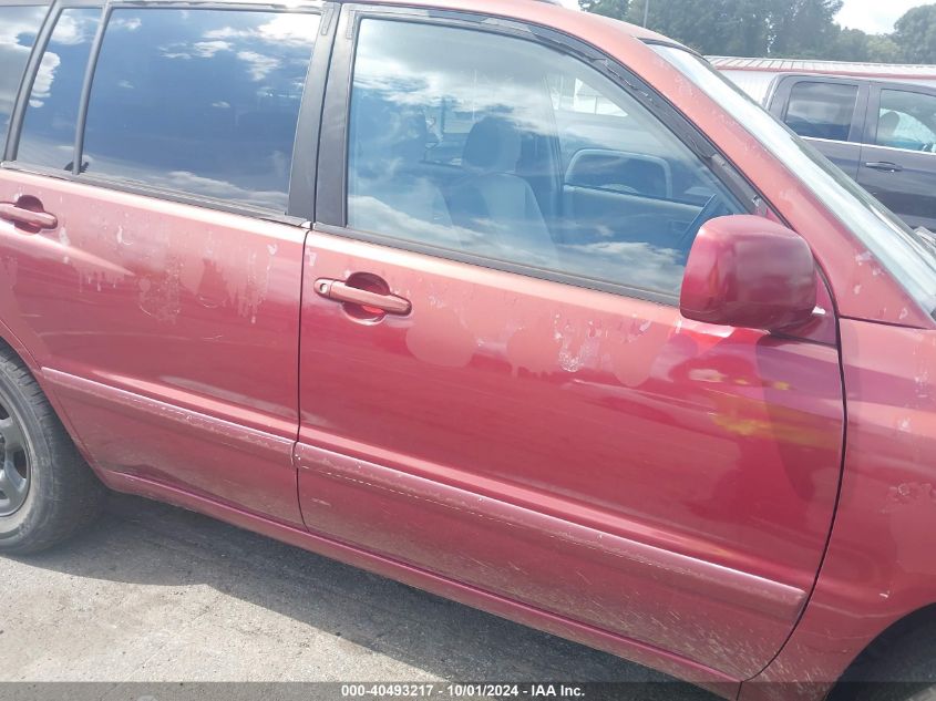 2004 Toyota Highlander VIN: JTEGD21A740079934 Lot: 40493217