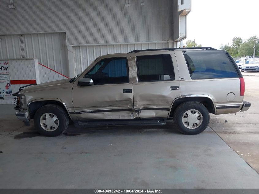 1999 GMC Yukon Sle VIN: 1GKEC13R4XR509824 Lot: 40493242