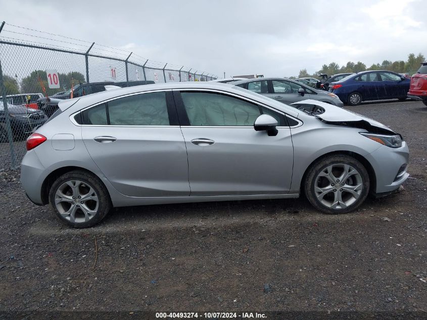 2018 Chevrolet Cruze Premier Auto VIN: 3G1BF6SM4JS640175 Lot: 40493274