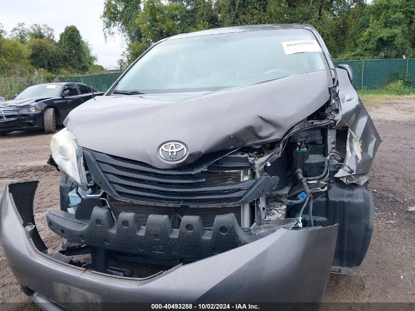 5TDKK3DC2CS204874 2012 Toyota Sienna Le V6 8 Passenger