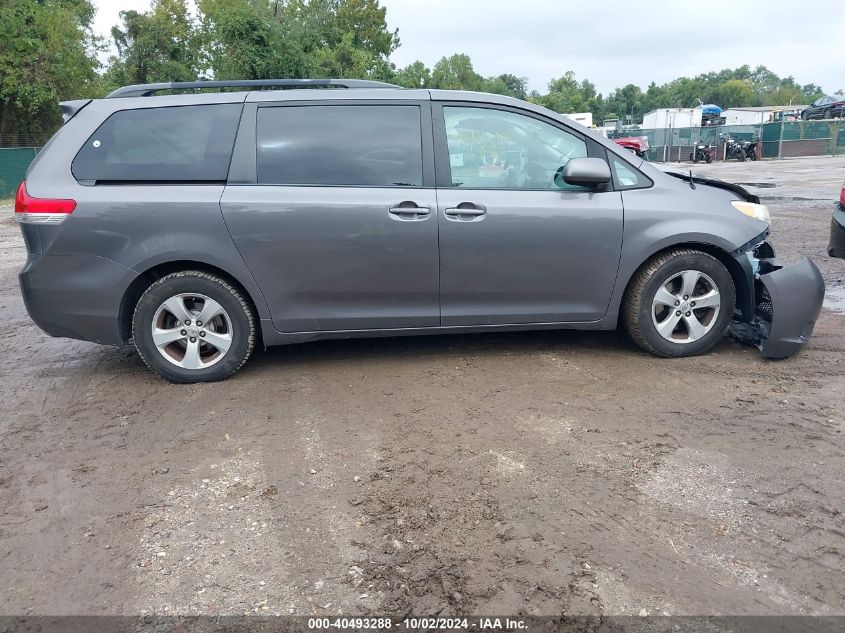 5TDKK3DC2CS204874 2012 Toyota Sienna Le V6 8 Passenger