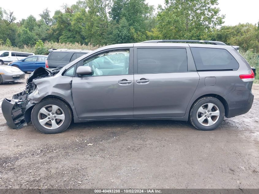 5TDKK3DC2CS204874 2012 Toyota Sienna Le V6 8 Passenger