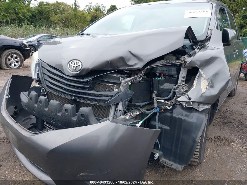 5TDKK3DC2CS204874 2012 Toyota Sienna Le V6 8 Passenger