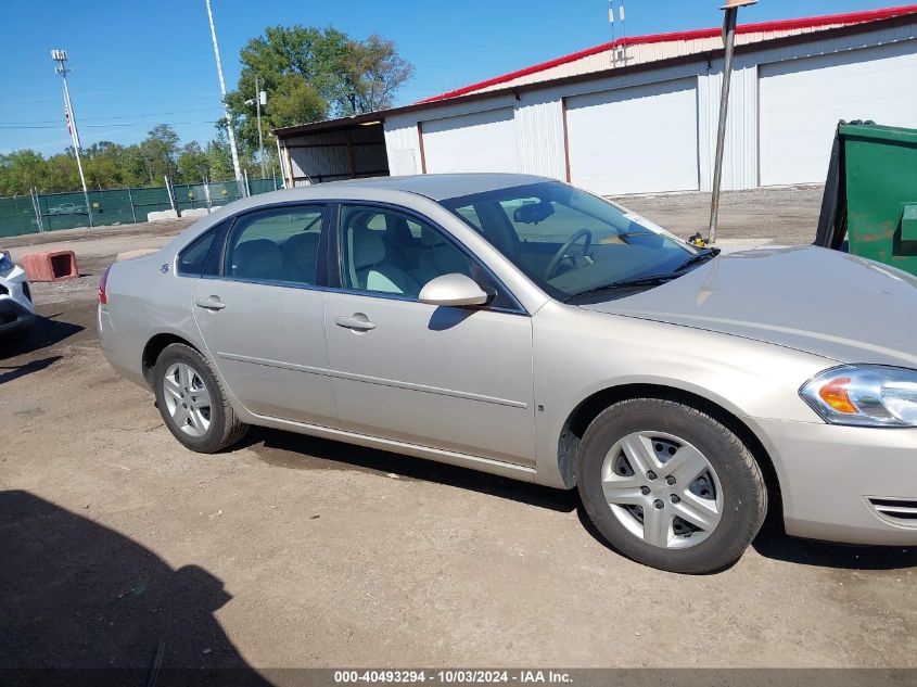 2G1WB58K081339602 2008 Chevrolet Impala Ls