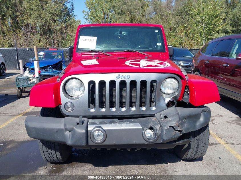 2014 Jeep Wrangler Unlimited Freedom Edition VIN: 1C4BJWDGXEL188239 Lot: 40493315