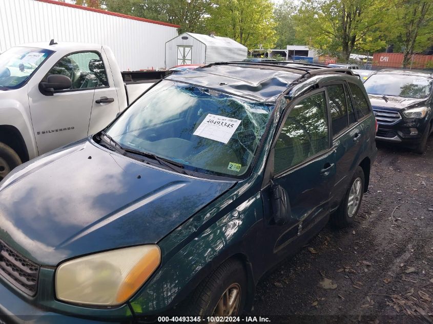 2002 Toyota Rav4 VIN: JTEHH20V820177218 Lot: 40493345