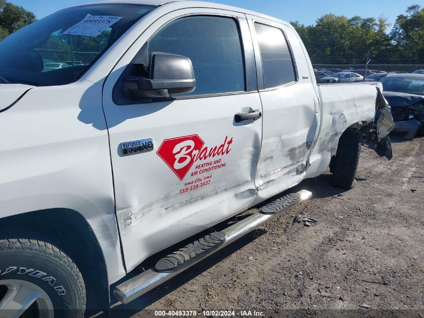 2016 Toyota Tundra Sr5 5.7L V8 VIN: 5TFUW5F1XGX549378 Lot: 40493378