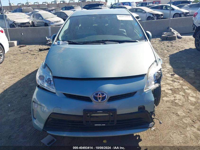 2014 Toyota Prius Four VIN: JTDKN3DU1E1827421 Lot: 40493414