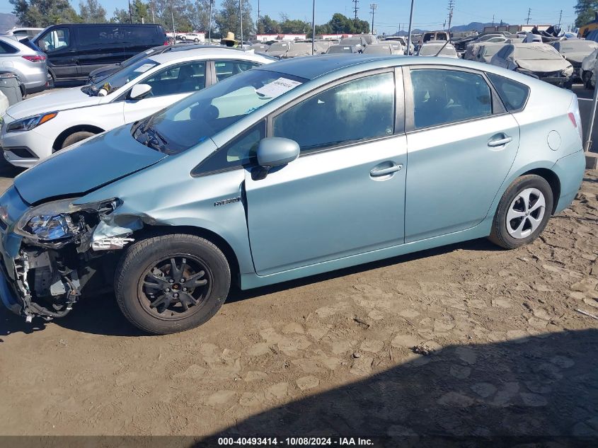 2014 Toyota Prius Four VIN: JTDKN3DU1E1827421 Lot: 40493414