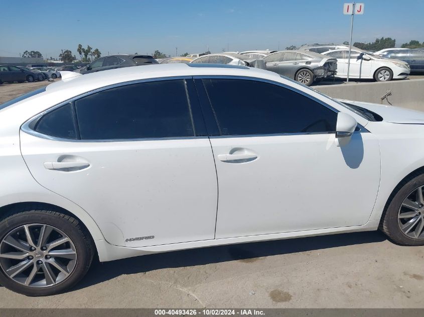 2017 Lexus Es 300H VIN: JTHBW1GG4H2141975 Lot: 40493426