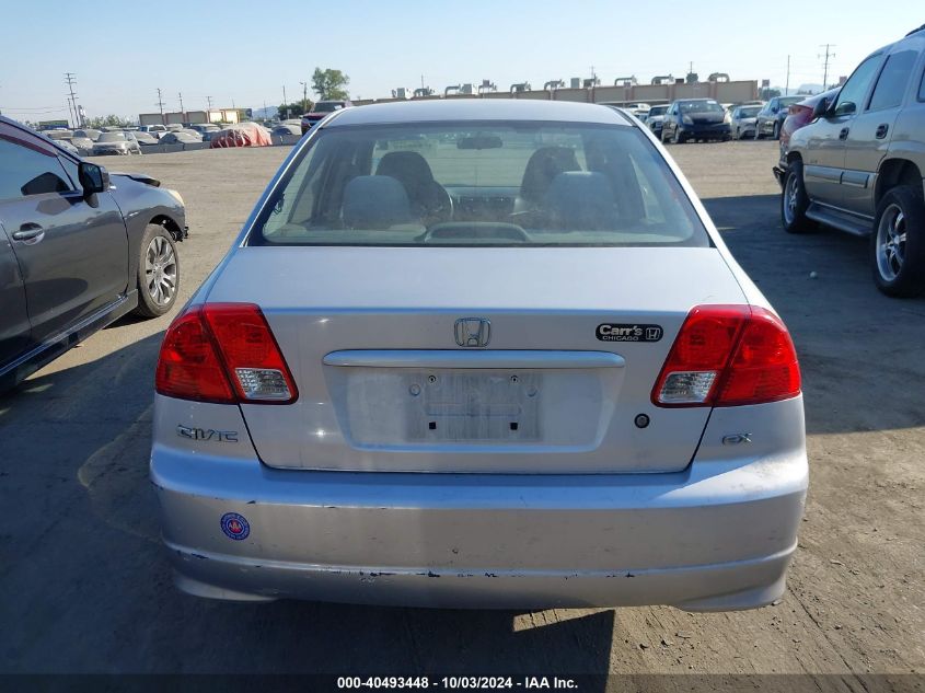 1HGES26774L011065 2004 Honda Civic Ex