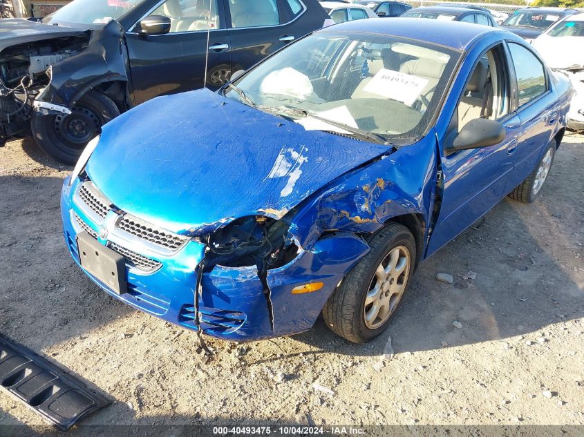 2005 Dodge Neon Sxt VIN: 1B3ES56C35D162642 Lot: 40493475