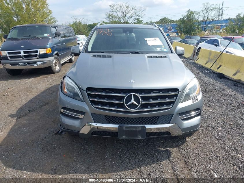 2013 Mercedes-Benz Ml 350 4Matic VIN: 4JGDA5HBXDA164076 Lot: 40493486