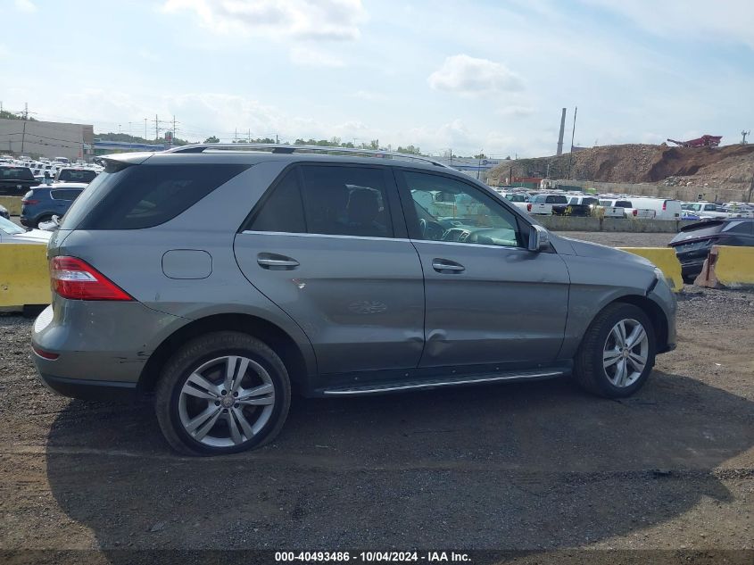 2013 Mercedes-Benz Ml 350 4Matic VIN: 4JGDA5HBXDA164076 Lot: 40493486