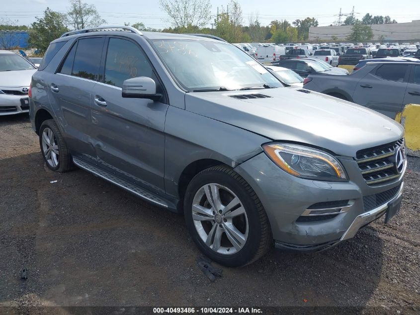 2013 Mercedes-Benz Ml 350 4Matic VIN: 4JGDA5HBXDA164076 Lot: 40493486