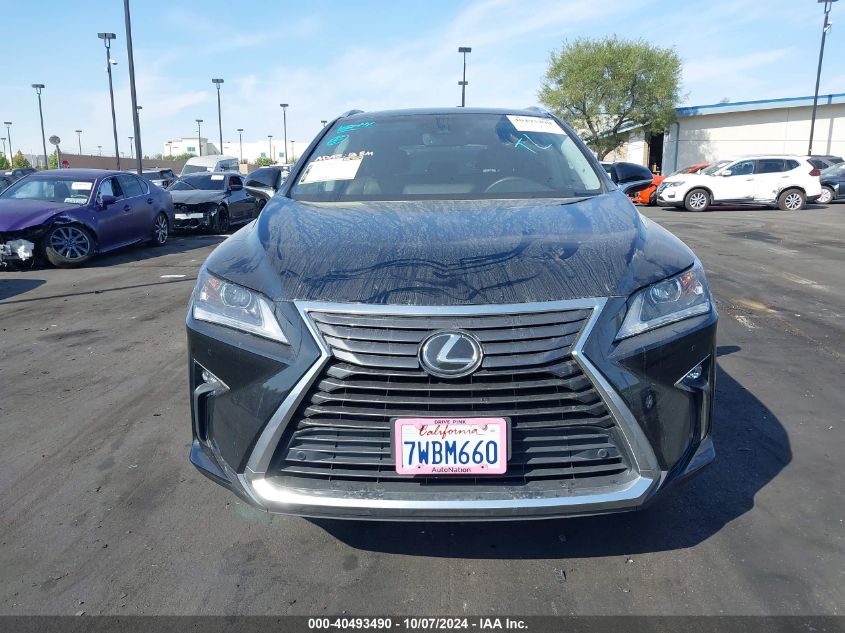 2017 Lexus Rx 350 VIN: 2T2ZZMCA9HC045105 Lot: 40493490