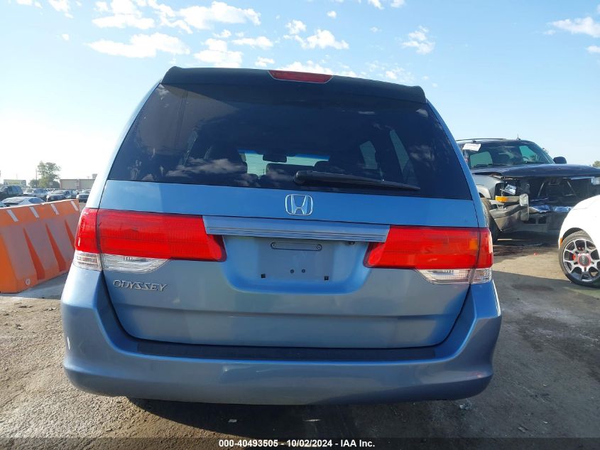 2010 Honda Odyssey Ex-L VIN: 5FNRL3H74AB050520 Lot: 40493505