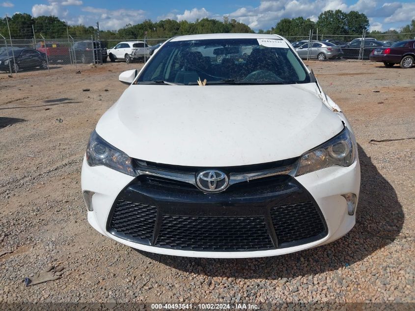 2015 Toyota Camry Se VIN: 4T1BF1FK7FU066533 Lot: 40493541