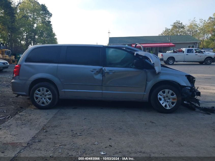 2016 Dodge Grand Caravan Se VIN: 2C4RDGBG0GR262485 Lot: 40493566