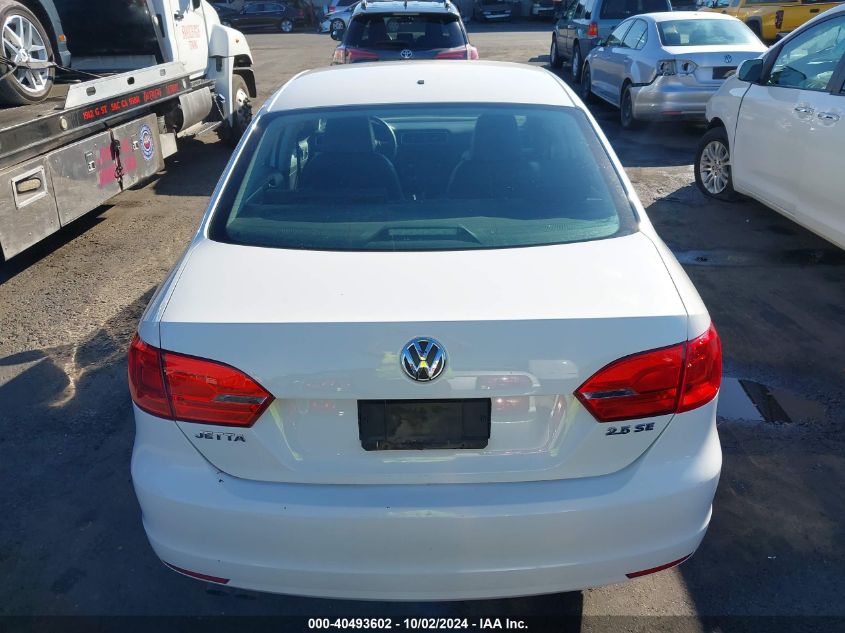 2013 Volkswagen Jetta 2.5L Se VIN: 3VWDP7AJ7DM307792 Lot: 40493602