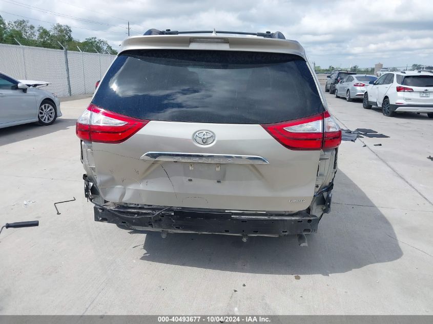 2017 Toyota Sienna Limited 7 Passenger VIN: 5TDYZ3DC0HS850945 Lot: 40493677