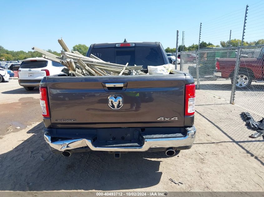 2019 Ram 1500 Big Horn/Lone Star 4X4 5'7 Box VIN: 1C6SRFFT5KN852697 Lot: 40493712