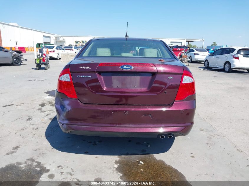 2011 Ford Fusion Se VIN: 3FAHP0HA3BR342305 Lot: 40493742