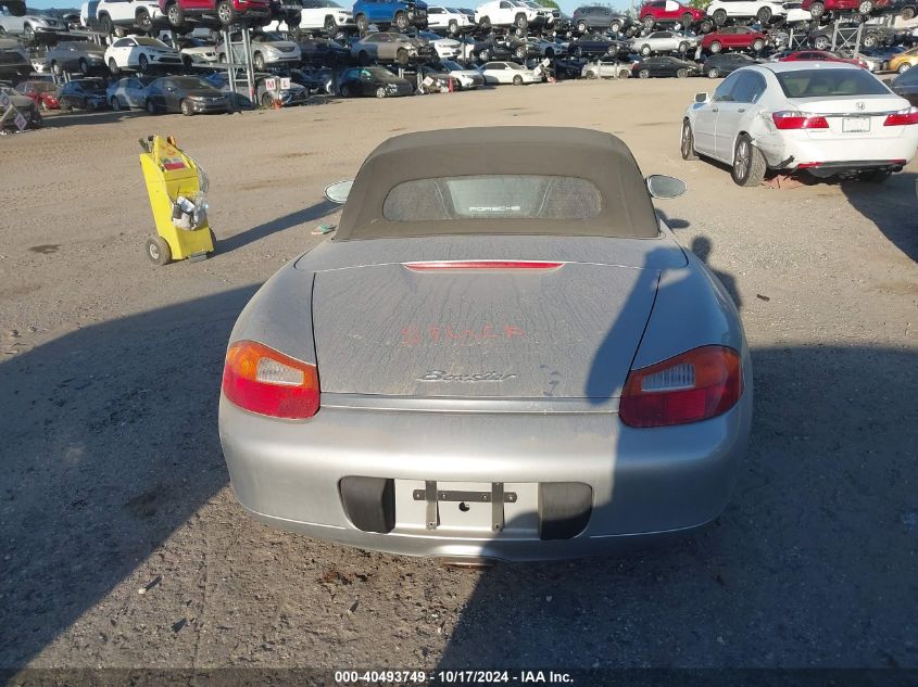 1999 Porsche Boxster VIN: WP0CA2984XU620481 Lot: 40493749