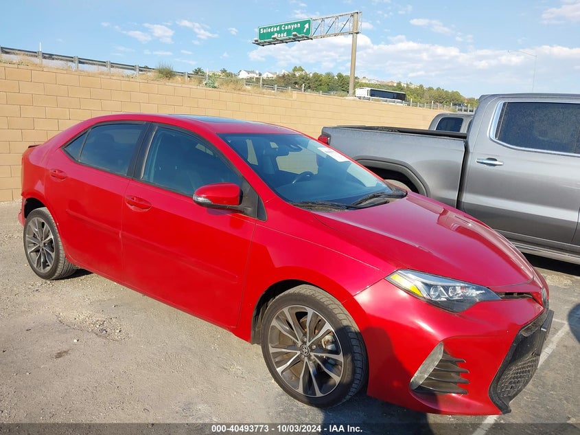 VIN 2T1BURHE7KC218382 2019 TOYOTA COROLLA XSE