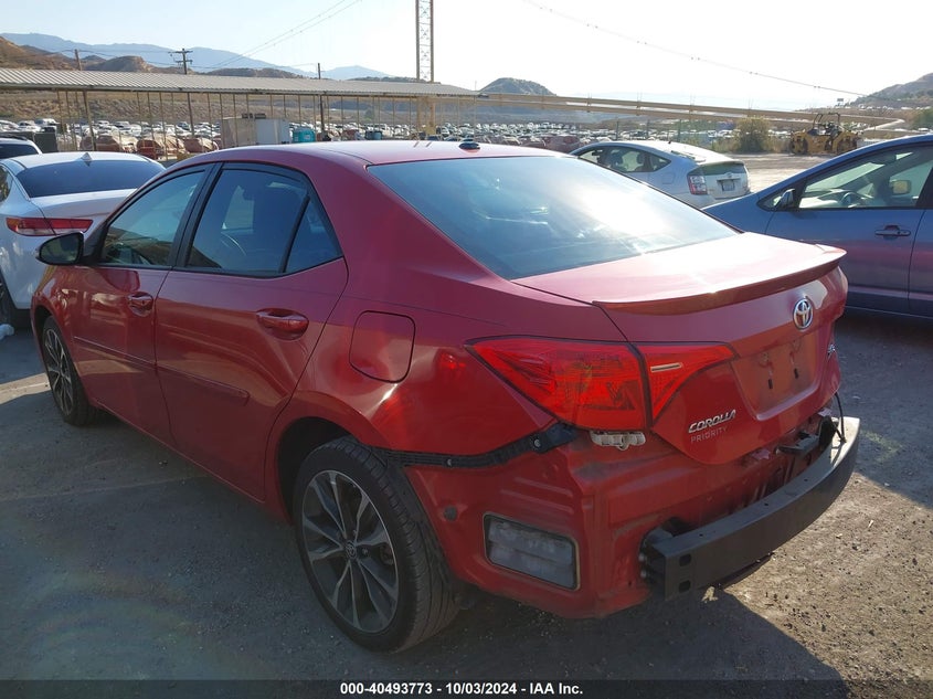 VIN 2T1BURHE7KC218382 2019 TOYOTA COROLLA XSE