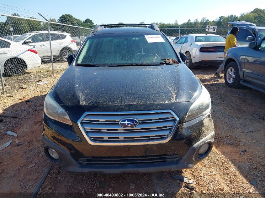 2016 Subaru Outback 2.5I Premium VIN: 4S4BSBCC5G3208898 Lot: 40493802