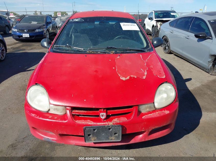 2002 Dodge Neon Se VIN: 1B3ES46C92D638995 Lot: 40493896