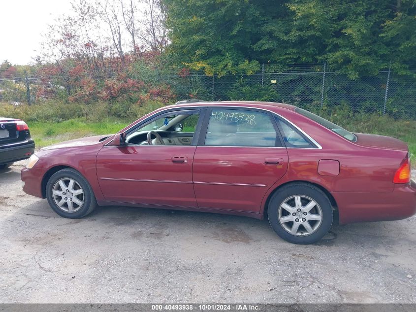 2002 Toyota Avalon Xls VIN: 4T1BF28B32U215145 Lot: 40493938