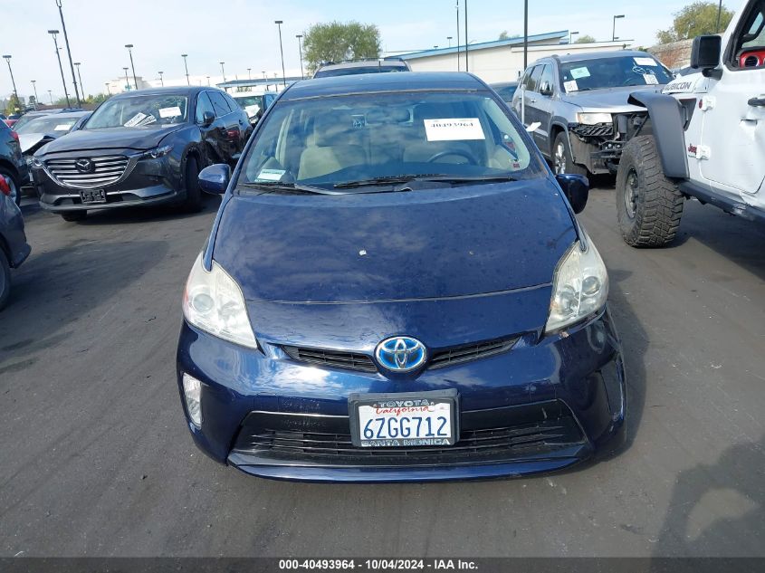 2012 Toyota Prius Three VIN: JTDKN3DU9C1614200 Lot: 40493964