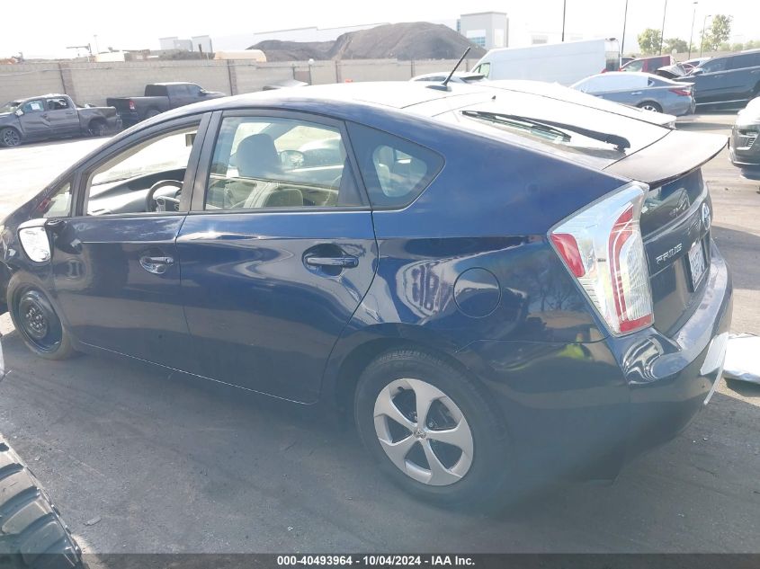 2012 Toyota Prius Three VIN: JTDKN3DU9C1614200 Lot: 40493964