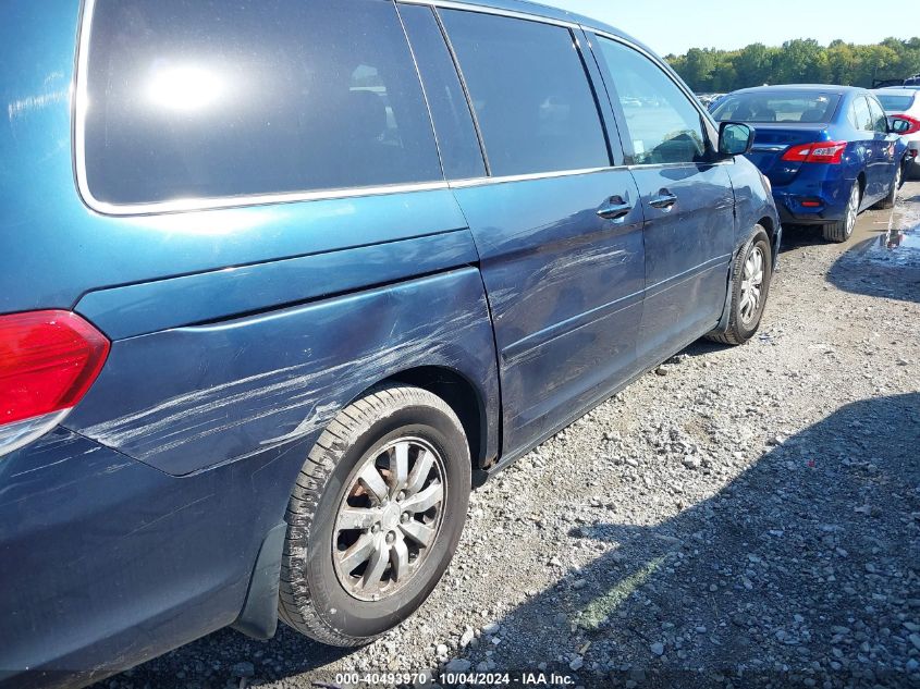 2010 Honda Odyssey Ex-L VIN: 5FNRL3H72AB076372 Lot: 40493970