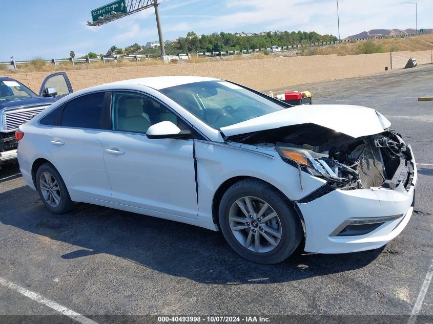 5NPE24AF9FH259205 2015 Hyundai Sonata Se