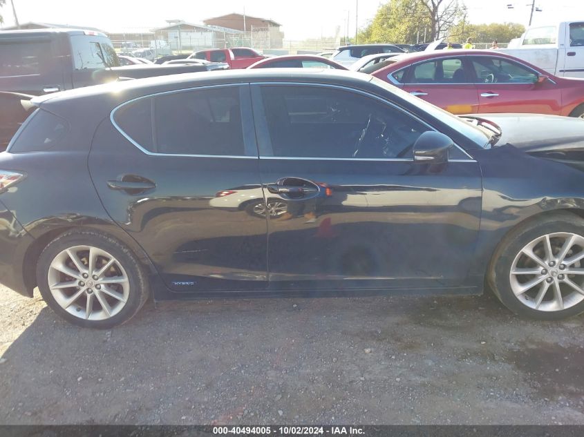 2013 Lexus Ct 200H VIN: JTHKD5BH2D2162976 Lot: 40494005