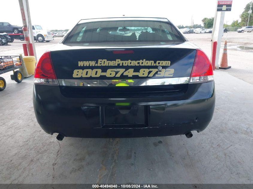 2G1WD5EM2A1216471 2010 Chevrolet Impala Police