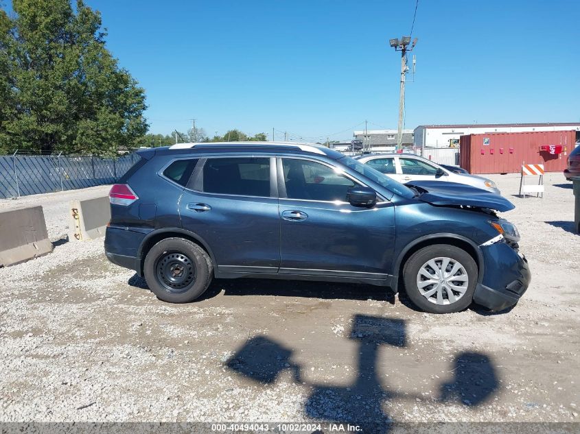 2016 Nissan Rogue S VIN: 5N1AT2MT0GC877359 Lot: 40494043