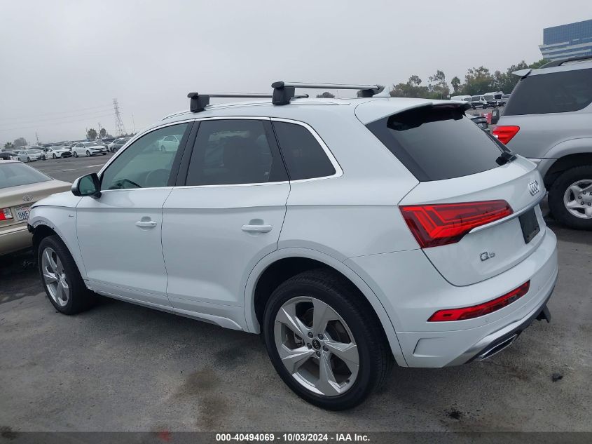 2023 Audi Q5 Premium Plus 45 Tfsi S Line Quattro VIN: WA1EAAFY9P2147108 Lot: 40494069