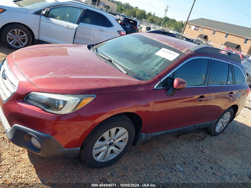 2015 Subaru Outback 2.5I Premium VIN: 4S4BSACC7F3263247 Lot: 40494071