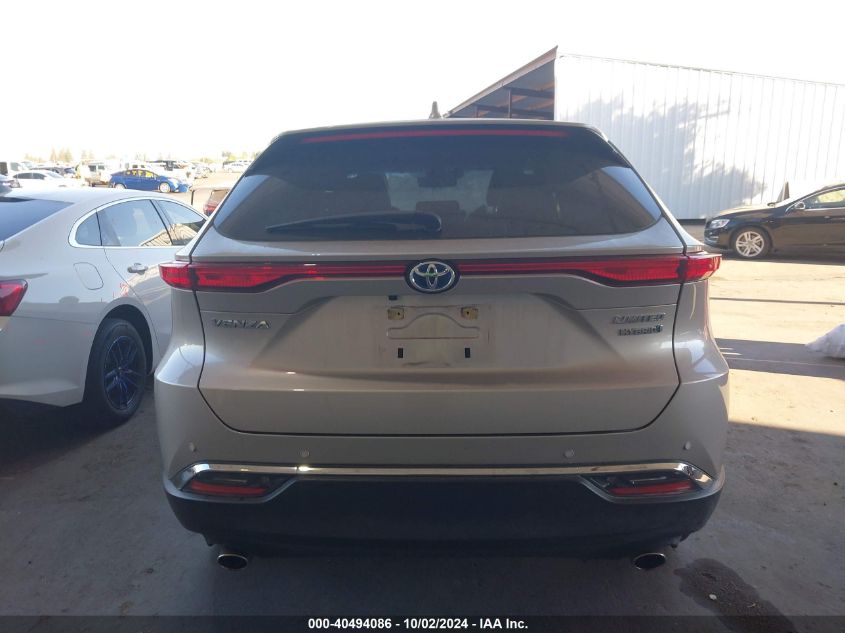 2021 Toyota Venza Limited VIN: JTEAAAAH1MJ066709 Lot: 40494086