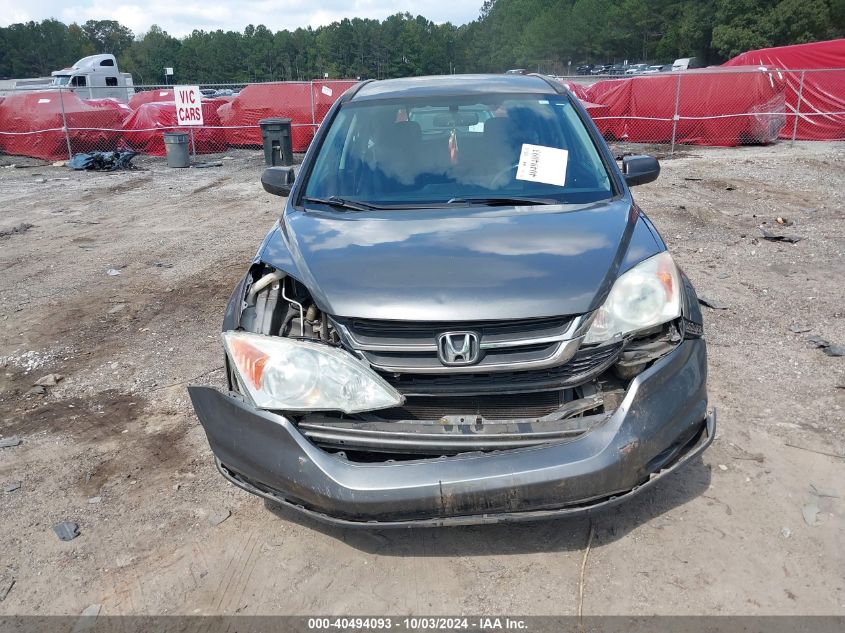 2010 Honda Cr-V Lx VIN: 5J6RE3H30AL046091 Lot: 40494093