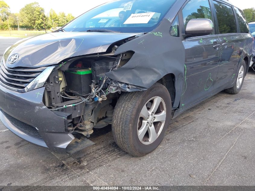 5TDKK3DC7DS279992 2013 Toyota Sienna Le V6 8 Passenger