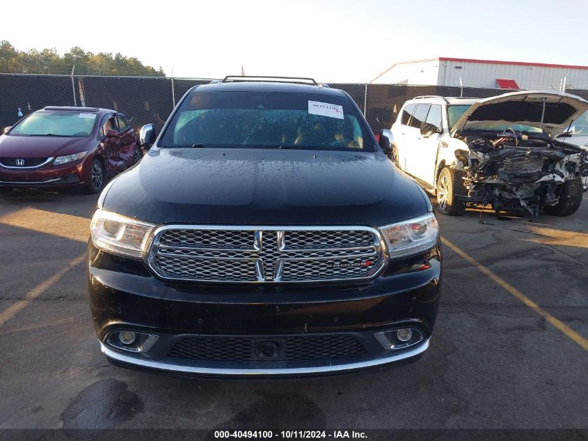 2018 Dodge Durango Citadel Rwd VIN: 1C4SDHET0JC395022 Lot: 40494100