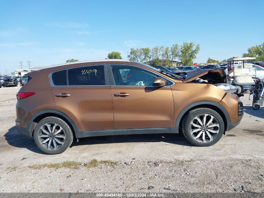 2017 Kia Sportage Ex VIN: KNDPNCAC6H7296316 Lot: 40494109