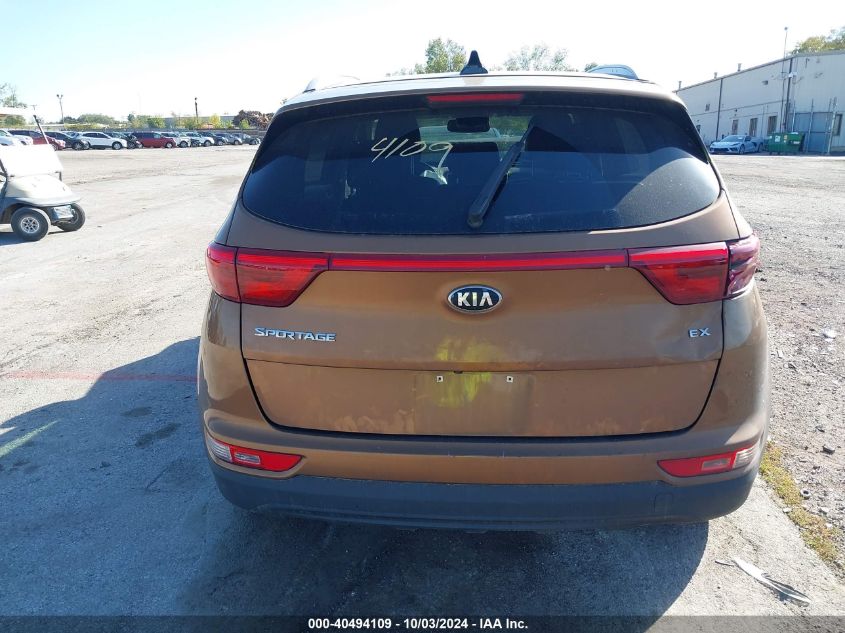 2017 Kia Sportage Ex VIN: KNDPNCAC6H7296316 Lot: 40494109