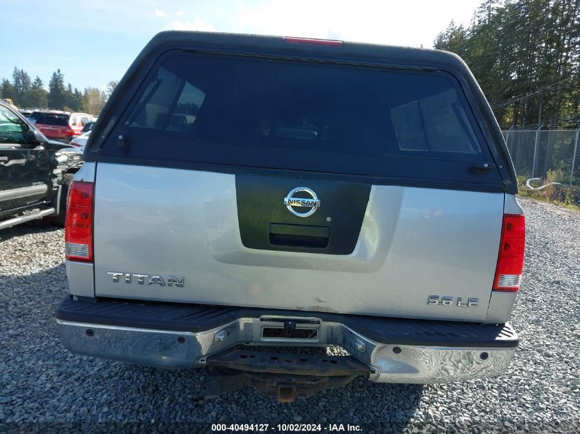 2004 Nissan Titan Le VIN: 1N6AA06B44N565089 Lot: 40494127